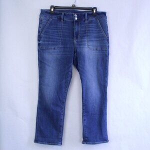 American Eagle Next Level Stretch Artist Crop Jeans